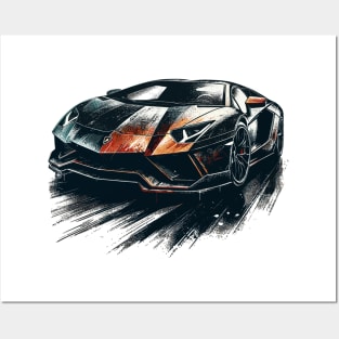 Lamborghini aventador Posters and Art